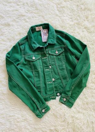 Куртка джинсова,джинсовка,зелена джинсова куртка,вітровка4 фото