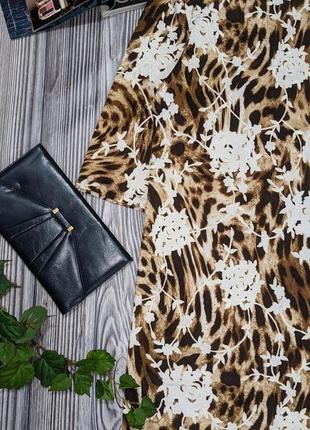 Леопардова сукня миди 2