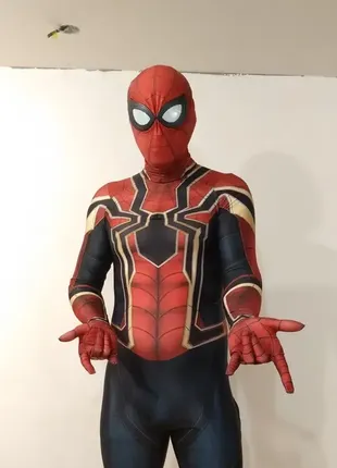 Карнавальный костюм человек паук аниматор косплей до 180 см2 фото