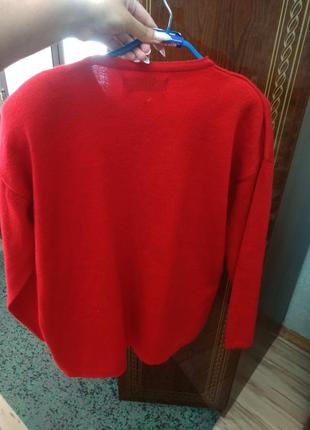 Новый стильный тёплый кардиган свитер с вышивкой, 50-566 фото