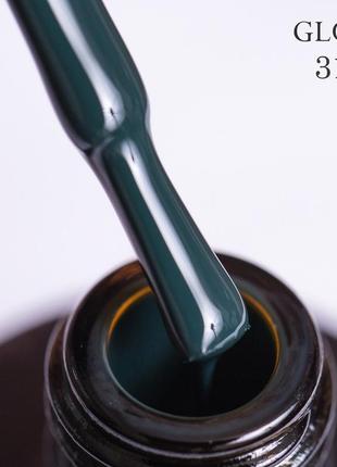 Гель-лак gloss 311 (насичений темно-зелений), 11 мл