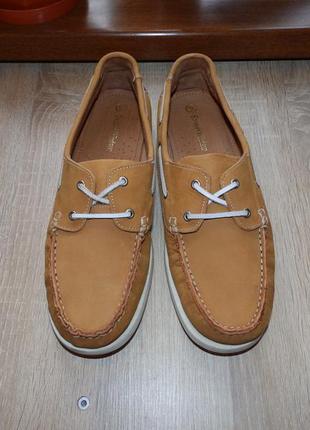 Туфли , мокасины , топсайдеры samuel windsor classic deck shoe tobacco2 фото