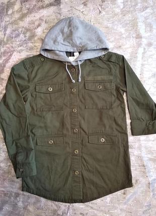 Джинсова демісезонна куртка - сорочка