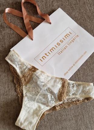 Мереживні трусики бразильяно від intimissimi.