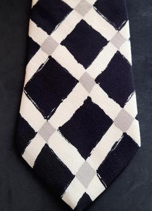 Шелковый галстук галстук hugo boss, fabric zurich, h&amp;m оригинал винтаж italy шёлк5 фото