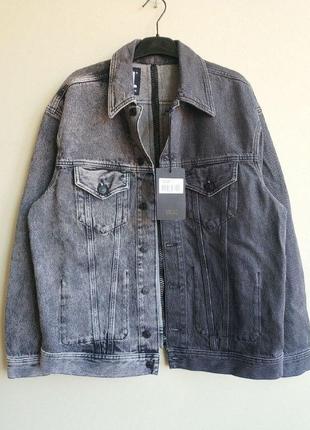 Мужская джинсовая куртка оверсайз d-poll miacca diesel оригинал3 фото