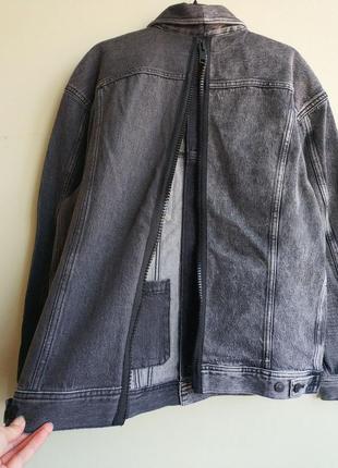 Мужская джинсовая куртка оверсайз d-poll miacca diesel оригинал4 фото