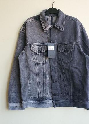 Мужская джинсовая куртка оверсайз d-poll miacca diesel оригинал7 фото
