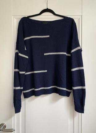 Італійський кроп светер з вовни та кашеміру luca vanucci