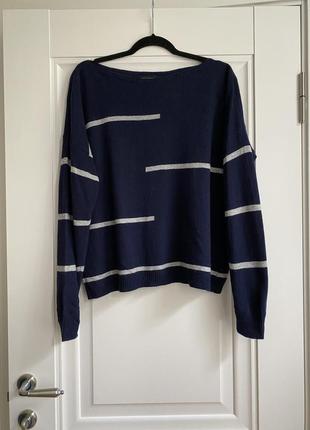 Італійський кроп светер з вовни та кашеміру luca vanucci4 фото