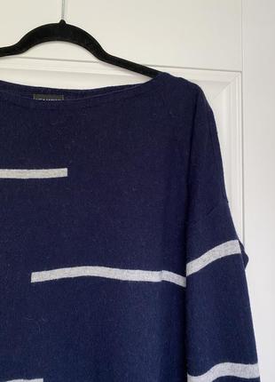 Італійський кроп светер з вовни та кашеміру luca vanucci5 фото