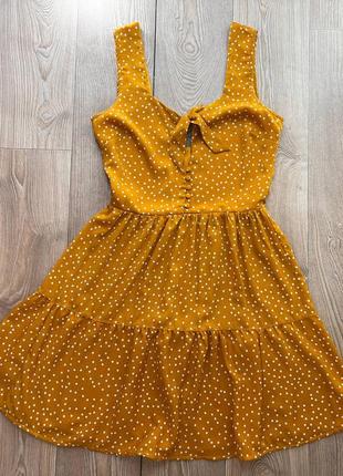 Шикарна сукня плаття в горошок3 фото