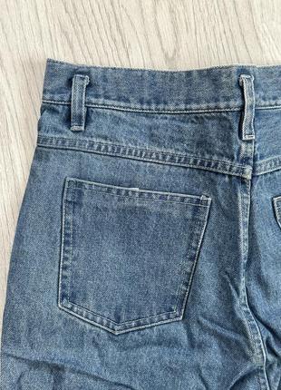 Голубые прямые джинсы украинского бренда3 фото