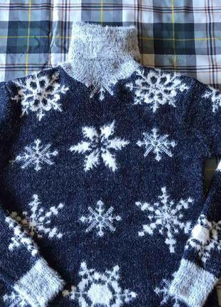 Женский теплый  свитер размер 46.1 фото