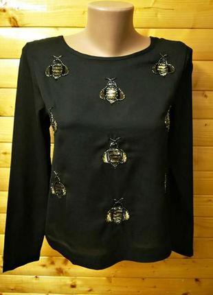 Розкішна блуза з оригінальним декором популярного шведського бренду h&m2 фото
