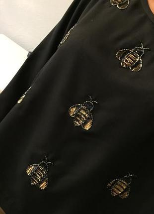 Розкішна блуза з оригінальним декором популярного шведського бренду h&m5 фото