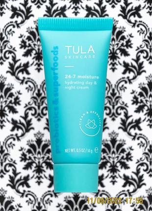 Увлажняющий крем с пробиотиками и суперфудами tula 24-7 moisture hydrating day & night cream