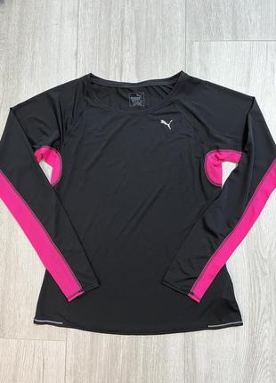 Спортивный лонгслив кофта реглан рашгард puma m