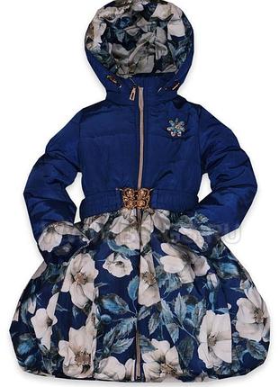 Красивейшее демисезонное пальто для девочки. рост 128см