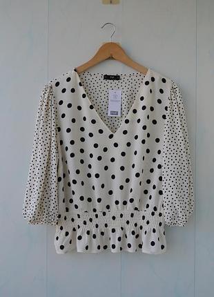 Блуза в горох f&f