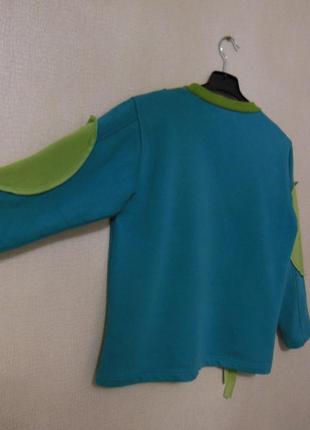 Свитшот, свитер очень тёплый puledro kids wear (турция) на рост 140-146 см6 фото