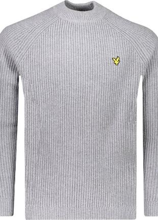 Сірий світшот 40% вовни від  lyle&scott