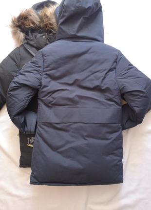 Тепла зимова підліткова куртка3 фото