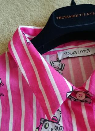 Рубашка блуза louis and mia. р. 40(l). новая, магазинной бирки нет.8 фото