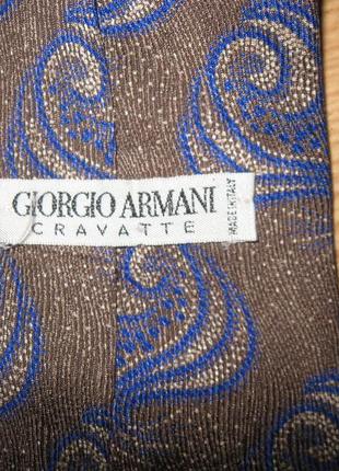 .галстук "giorgio armani" шовк 100% оригінал10 фото