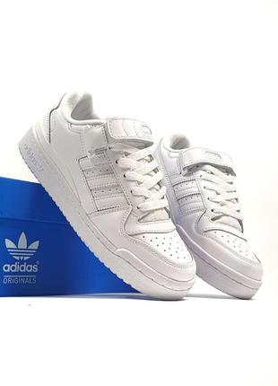 Кроссовки adidas forum low •white•