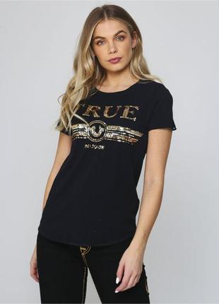 Футболка true religion luxe sequin logo2 фото
