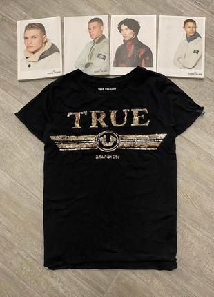 Футболка true religion luxe sequin logo1 фото