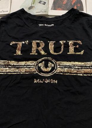 Футболка true religion luxe sequin logo3 фото