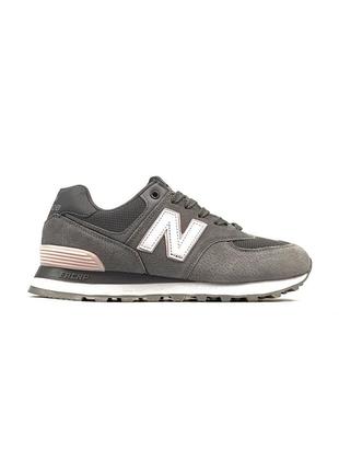 Кроссовки new balance 574 •grey white•5 фото