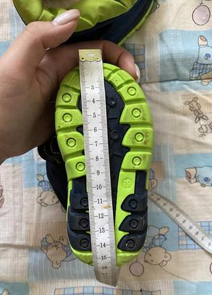 Зимові сапожки дутіки для хлопчика 19-20 розмір