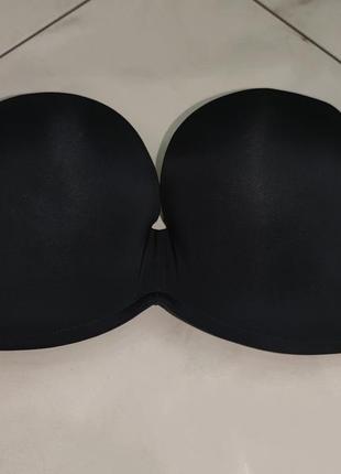 Бюстгальтер балконет wonderbra ultimate push-up без бретелек 80-85d9 фото