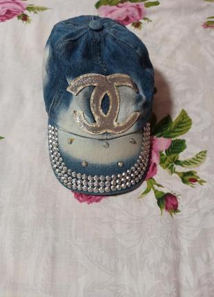 Джинсова кепка/бейсболка