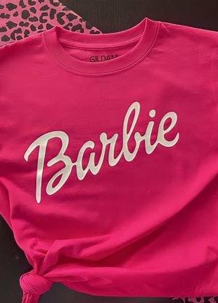 Футболка barbie 🕊🕊♥️🕊♥️оверсайз ❤️3 фото