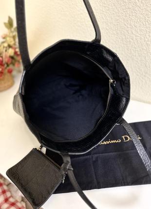 Сумка шоппер из натуральной кожи