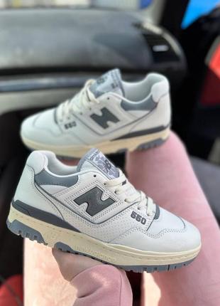 Кроссовки new balance 550 white/grey