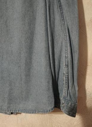 Сорочка блузка джинсова4 фото