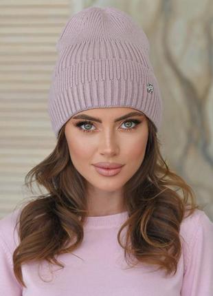 Шапка в'язана шапка "мері"