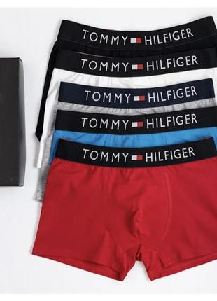 Мужские трусы боксеры белье 3хl tommy hilfiger - 4 шт1 фото