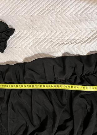 Платье мини черная, платье, платье короткая с короткими рукавами5 фото