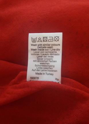 Новая красно-коралловая длинная турецкая юбка в пол4 фото