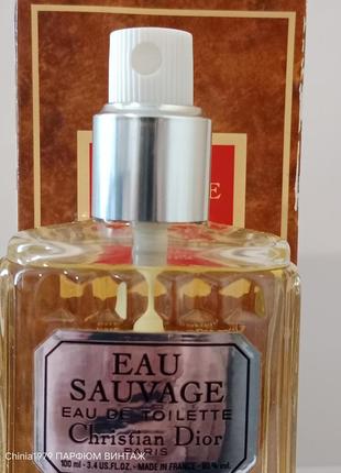 Christian dior "eau sauvage"-edt 100ml2 фото