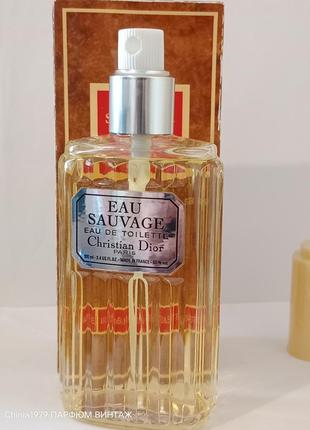 Christian dior "eau sauvage"-edt 100ml3 фото