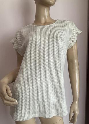 Гарна трикотажна блузка/m/ brend alba moda