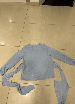 Голубая блуза2 фото