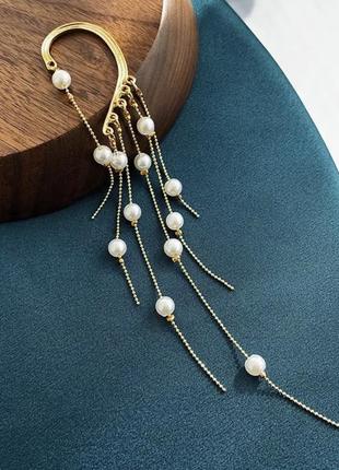 Роскошные серьги каффы. живые фото